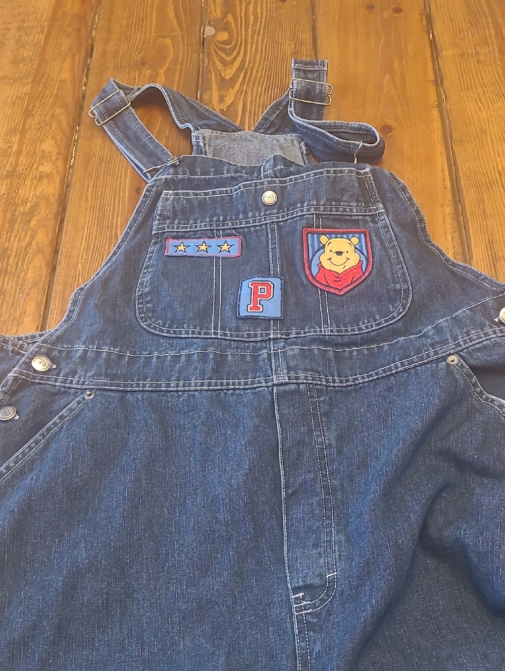 Disney Plus Y2K Winnie The Pooh Overalls 1x